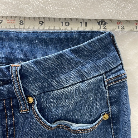 Seven7 Tummyless High Rise Skinny Jeans Size 4 - Picture 6 of 10